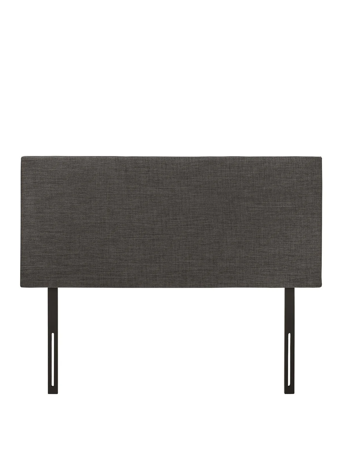 Beeston King Headboard Grey | Upholstered Faux Linen | Padded - Image 2