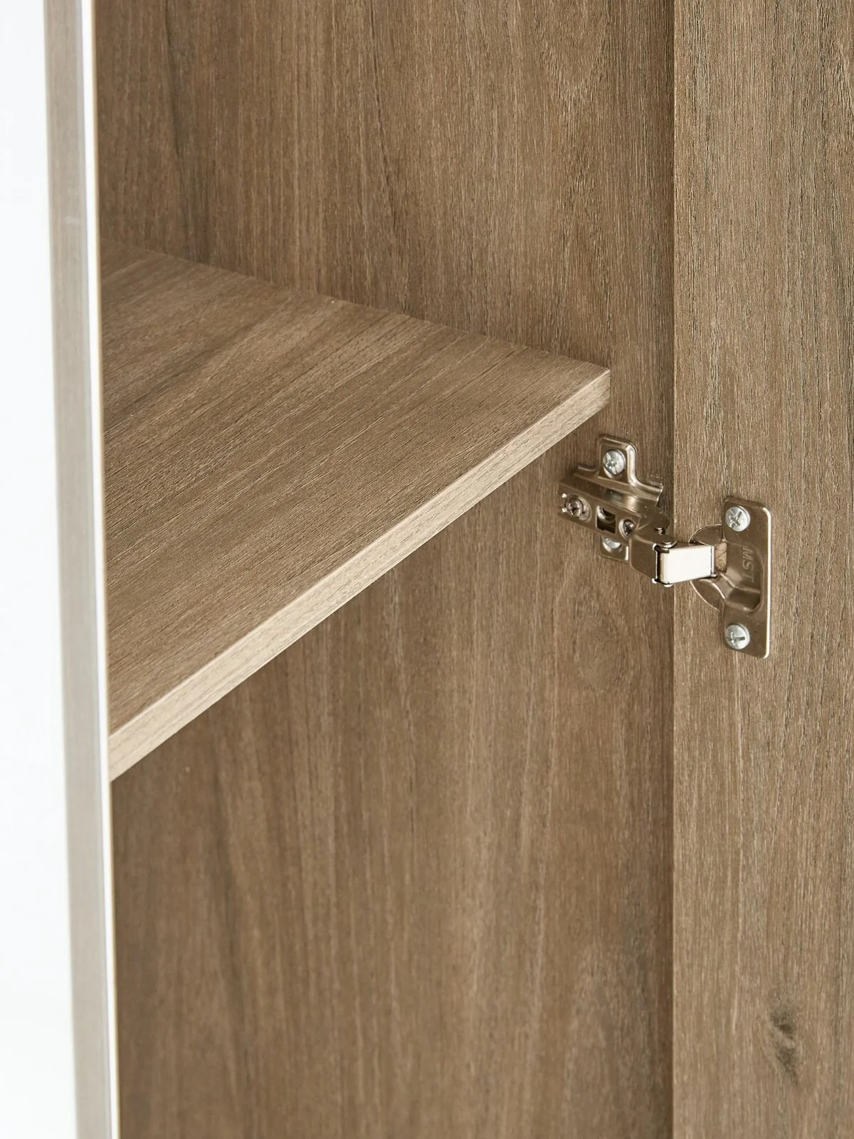 Bennett 3 Door Mirrored Wardrobe in Dark Oak Effect Free Delivery - Image 7