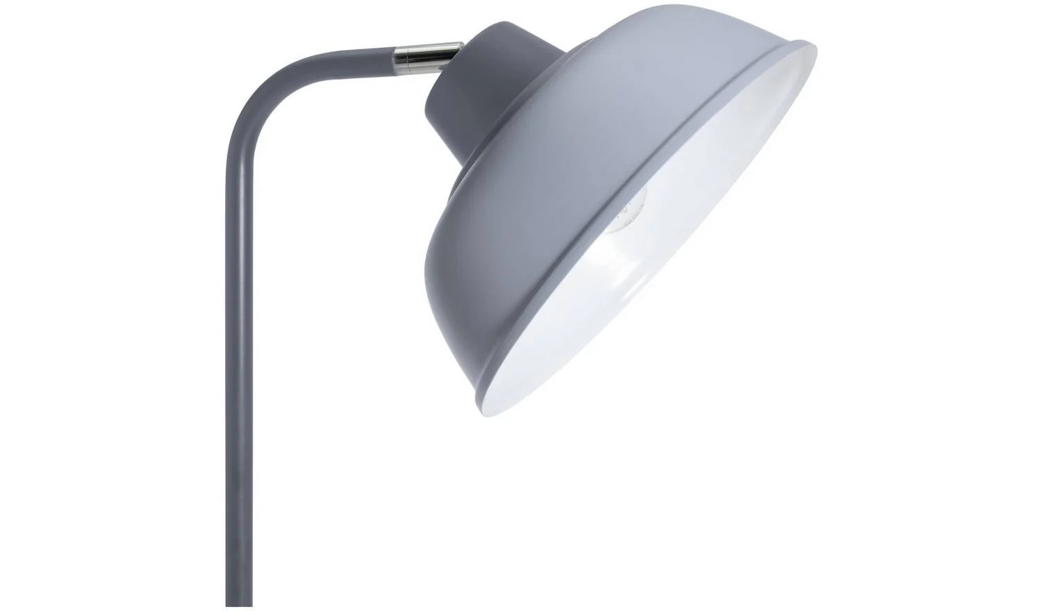 Benson Adjustable Floor Lamp Grey Modern Reading Light Living Room - Image 6
