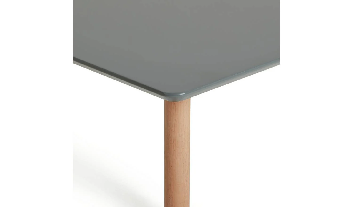 Berlin Grey Dining Table & 2 Grey Chairs Modern Kitchen Furniture Set - Image 5