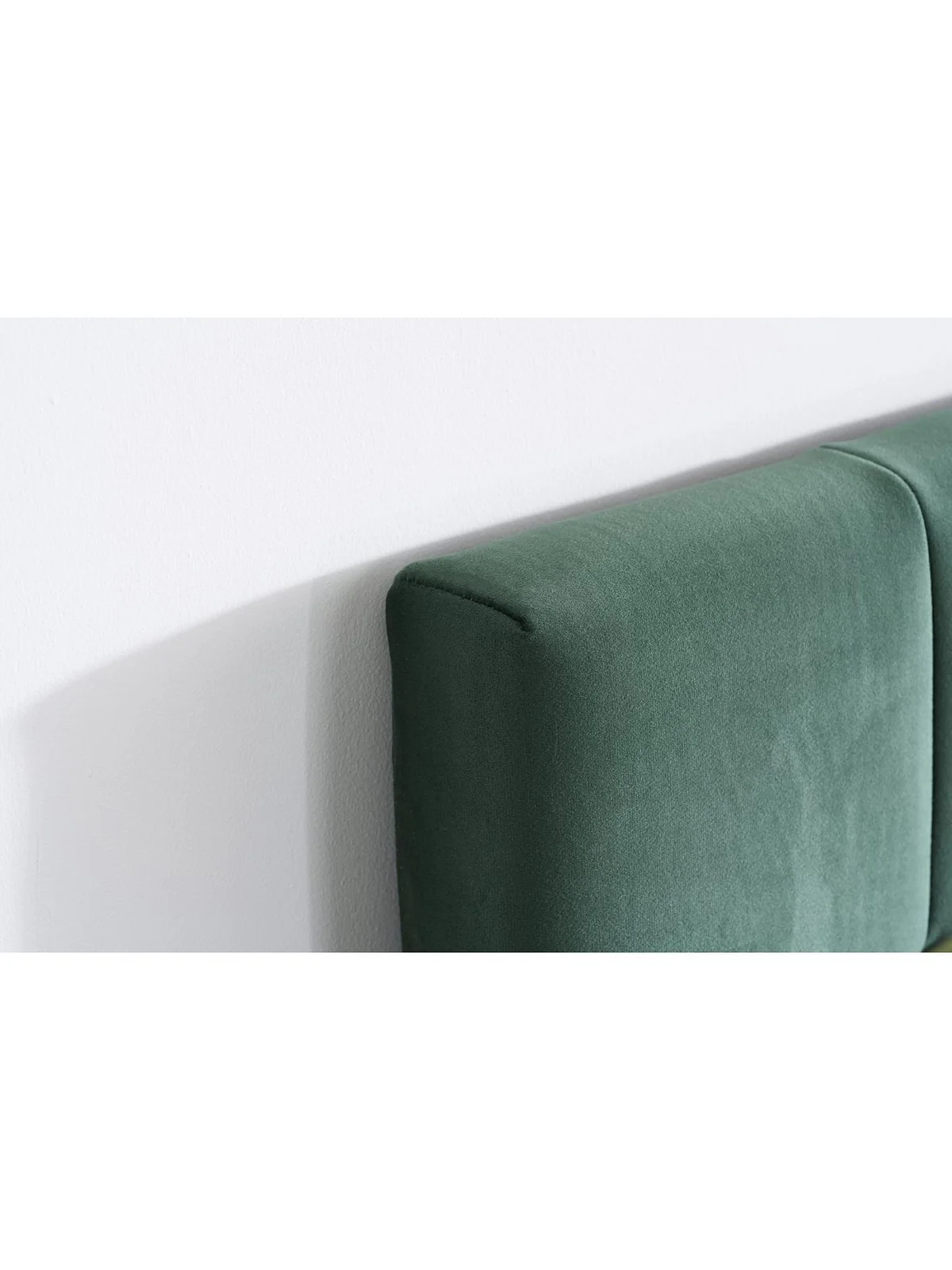 Birlea Loxley King Bed Green | Upholstered Fabric Bed Frame | Sprung Slat Base - Image 4
