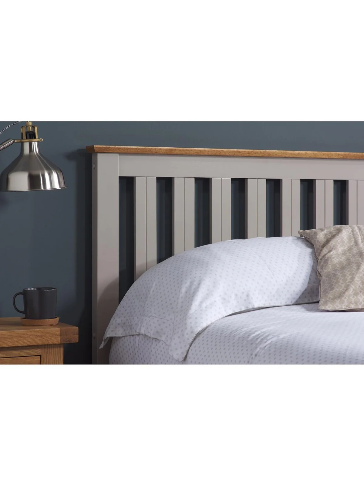 Birlea Phoenix Ottoman Bed Grey | Storage Bed | Sprung Slats | Double - Image 3