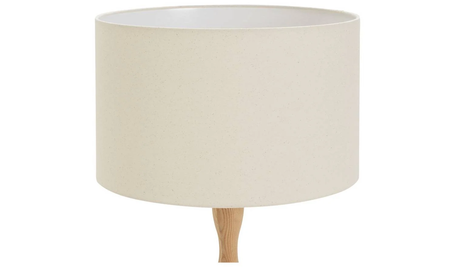 Bobbin Ash Wood Stick Floor Lamp Natural Modern Reading Light Living - Image 6
