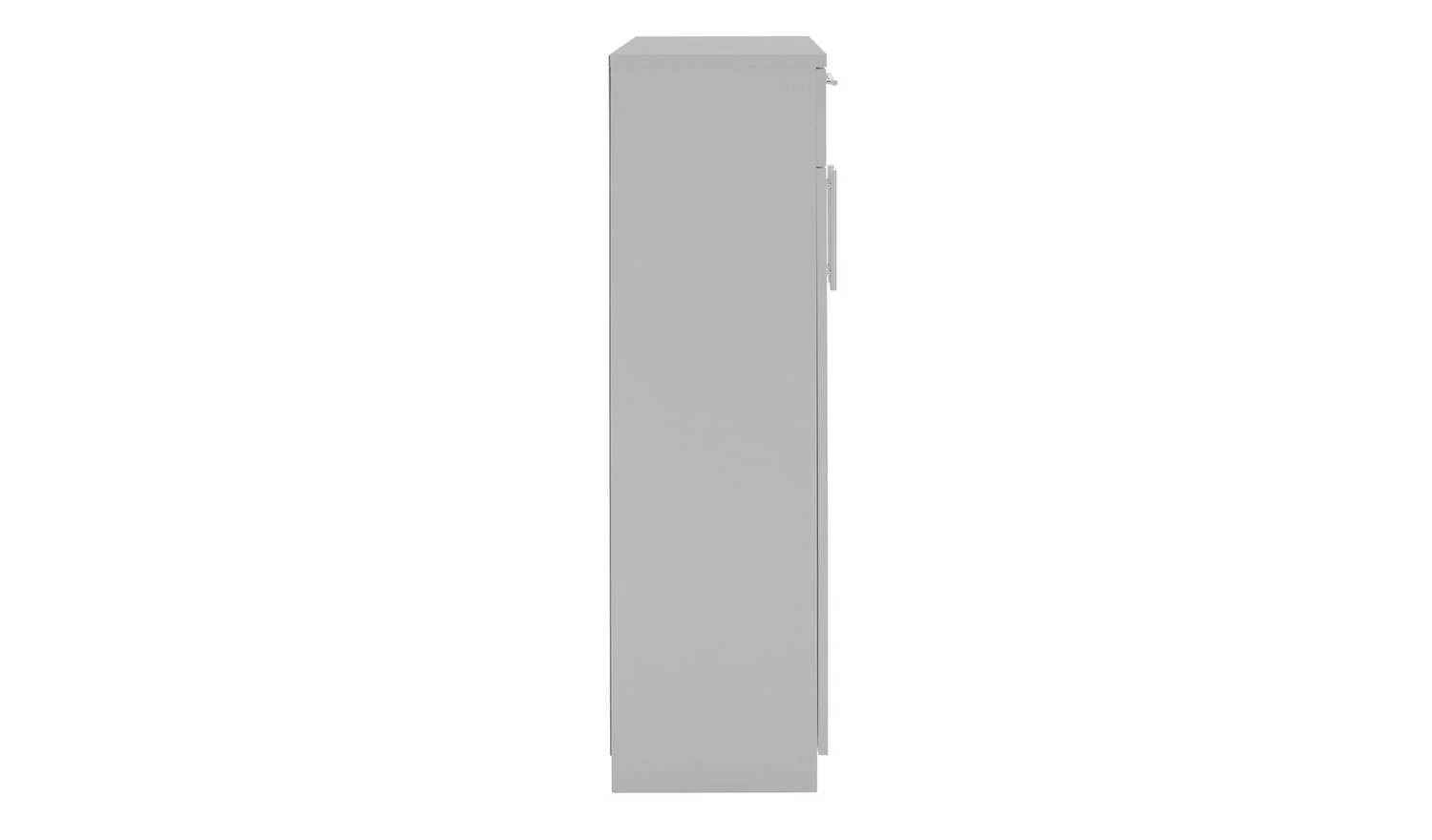 Brisbane 2 Door Shoe Storage Cabinet Grey Hallway Entryway Furniture - Image 4