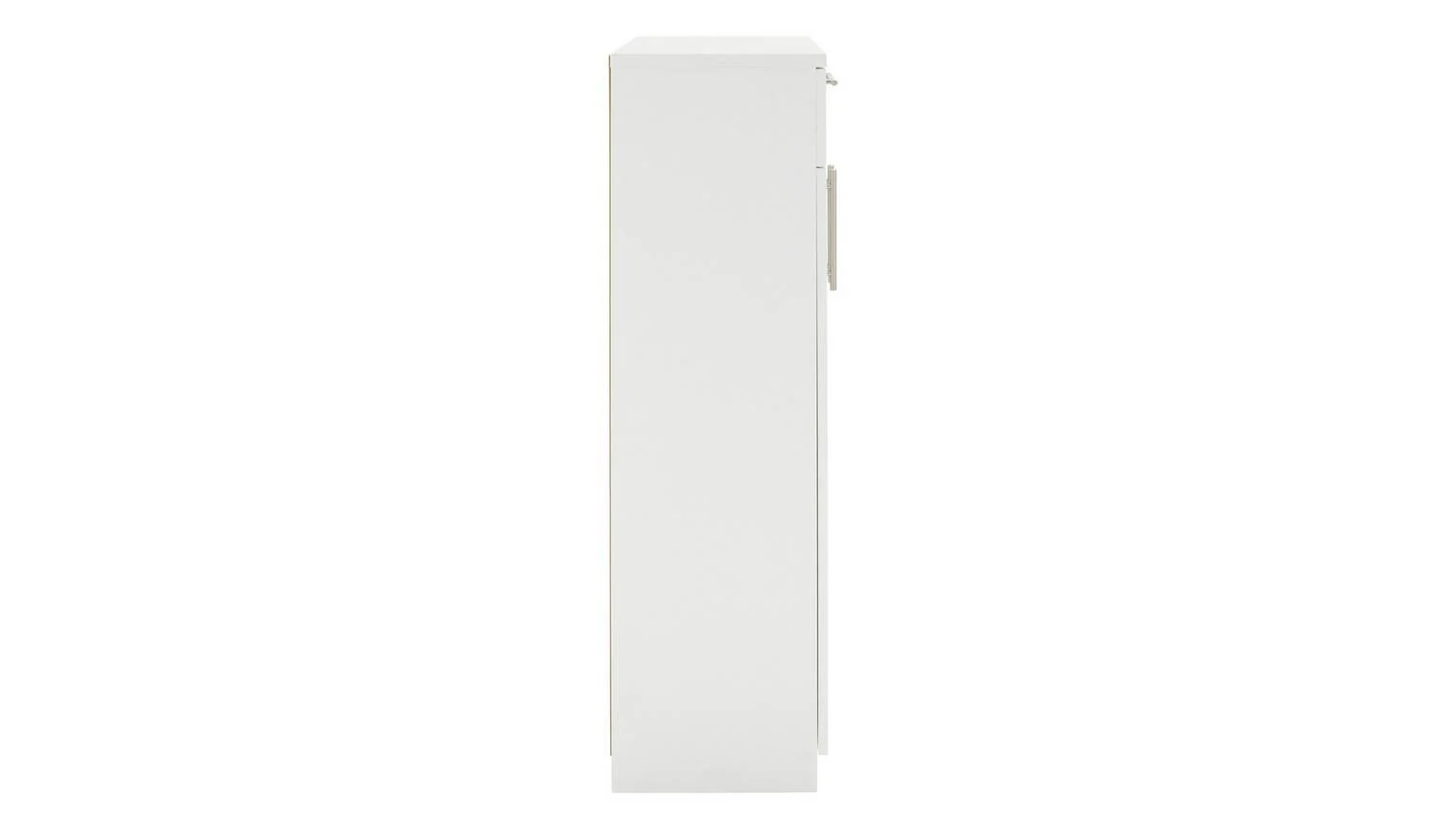 Brisbane 2 Door Shoe Storage Cabinet White Hallway Organiser Furniture - Image 4