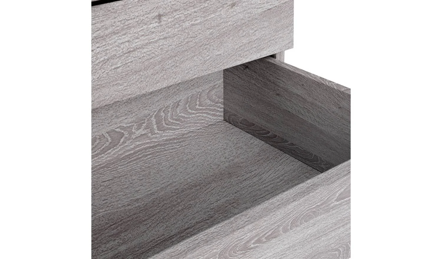 Brisbane 4 Drawer Chest Grey Oak Storage Organiser Bedroom Furniture - Image 5
