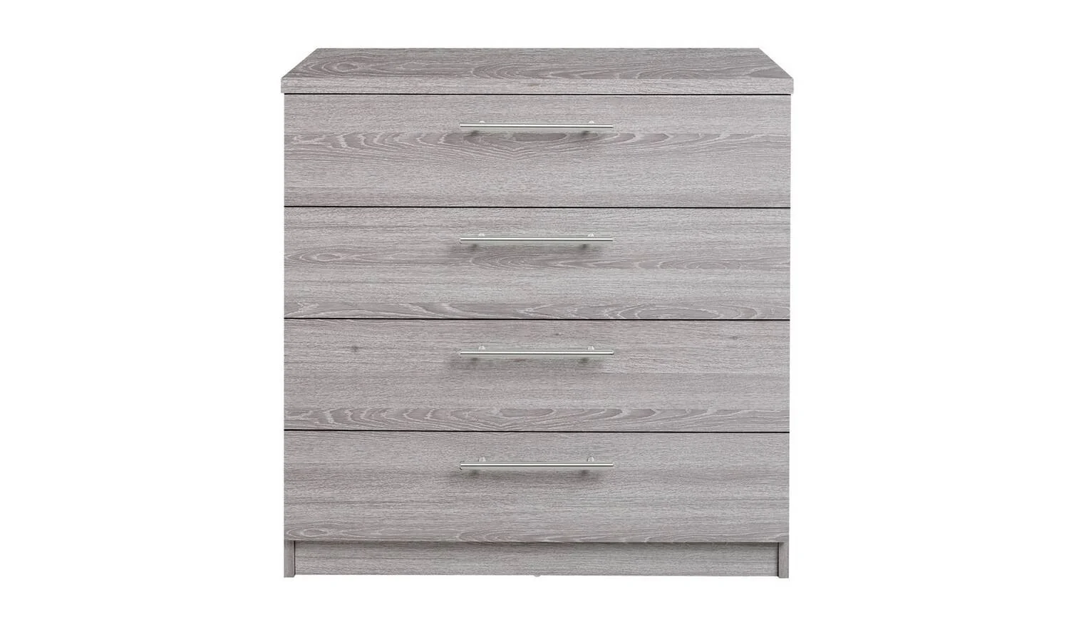 Brisbane 4 Drawer Chest Grey Oak Storage Organiser Bedroom Furniture - Image 7
