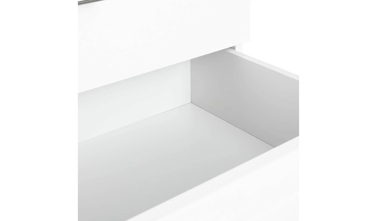 Brisbane 4 Drawer Chest White Storage Organiser Bedroom Furniture - Image 5