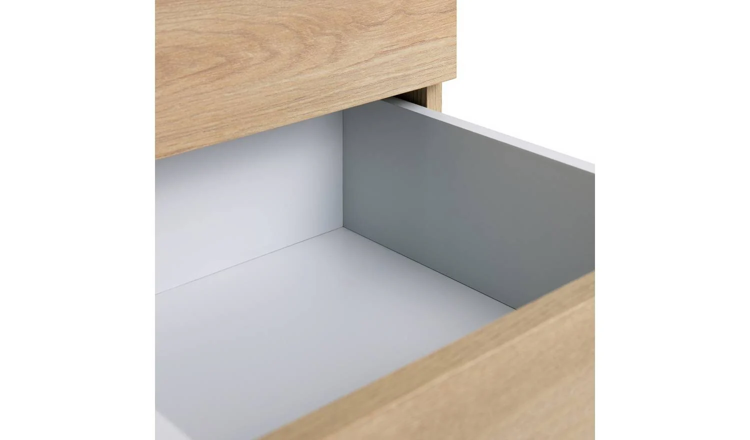 Brisbane 5 drawer Chest Oak Storage Organiser Bedroom Furniture - Image 5