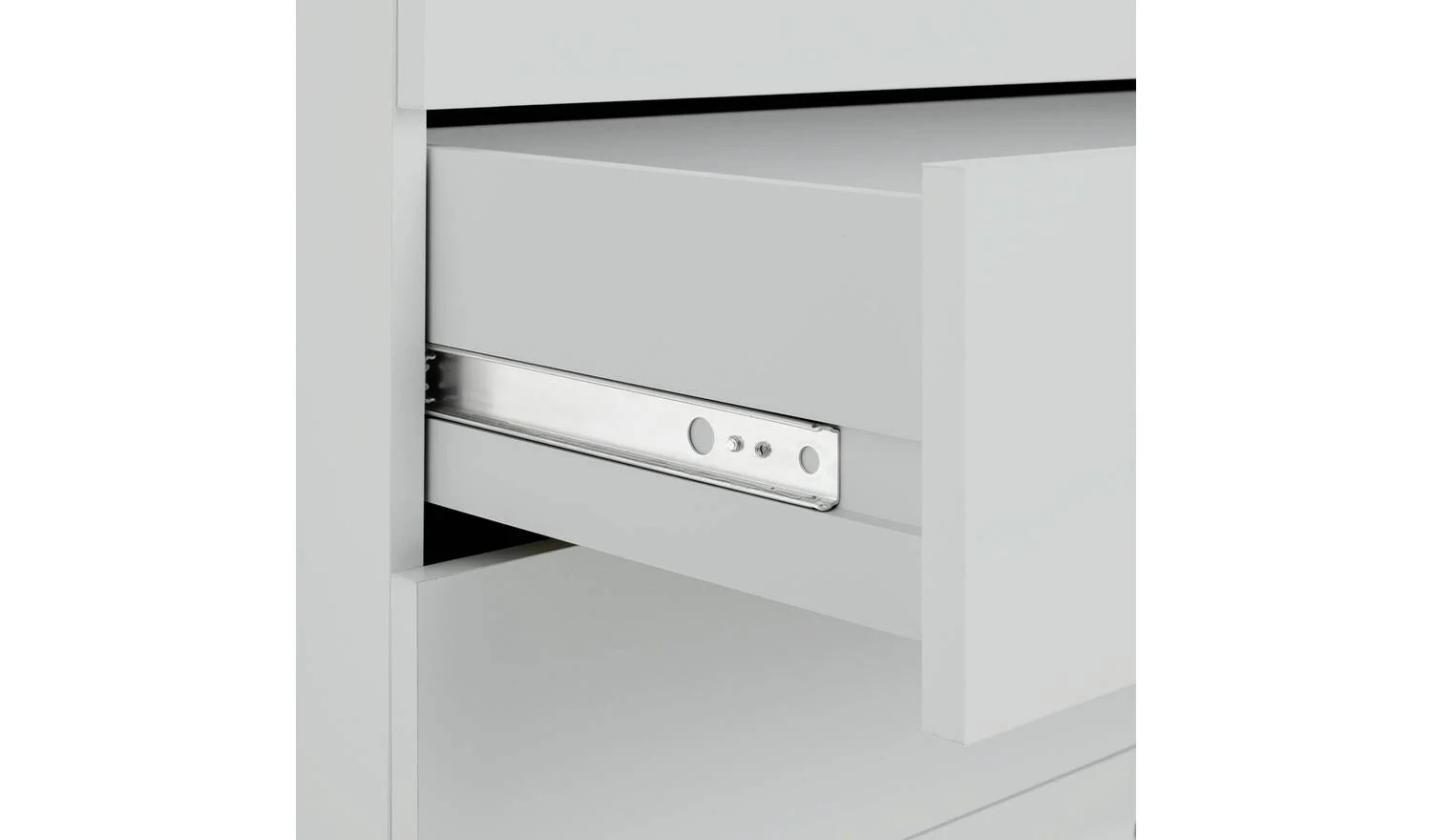 Brisbane 5 drawers Chest Grey Storage Organiser Bedroom Furniture - Image 2