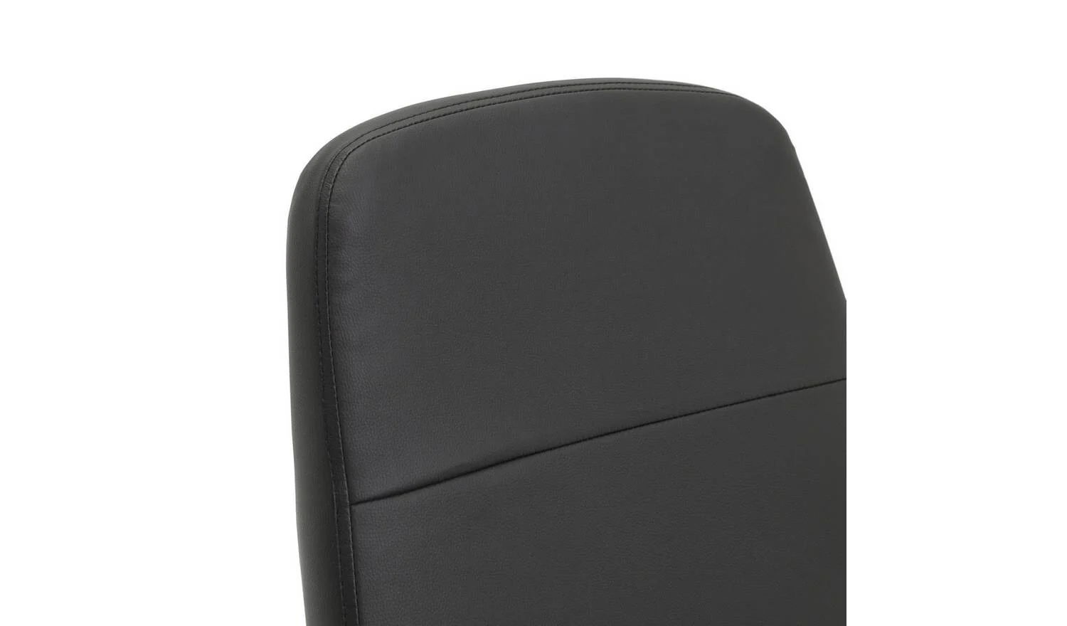 Brixham Faux Leather Office Chair Black Modern Home Office Comfort - Image 8