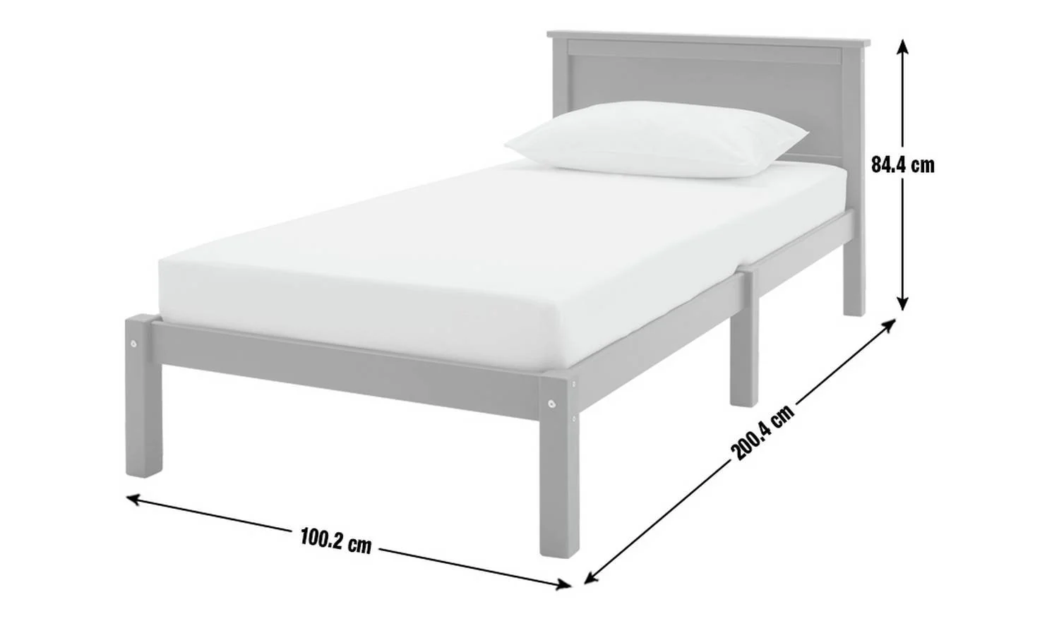 Brooklyn Single Bed Frame Green Traditional Style Bedroom Furniture - Image 2