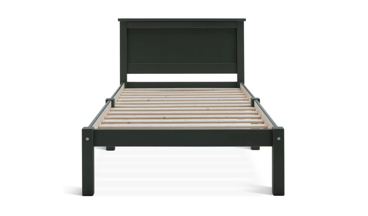 Brooklyn Single Bed Frame Green Traditional Style Bedroom Furniture - Image 5