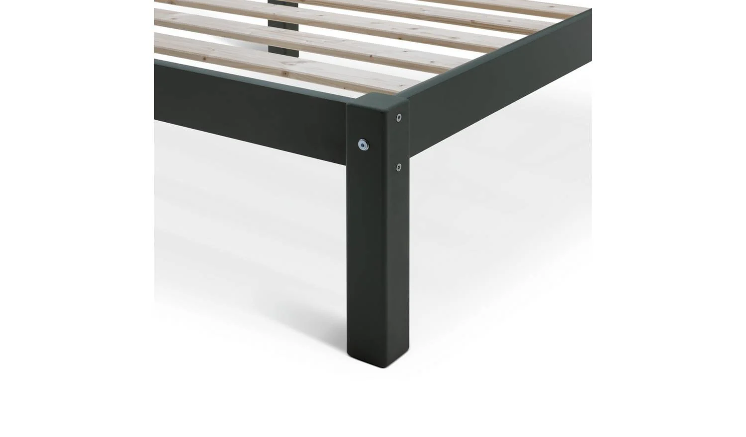 Brooklyn Single Bed Frame Green Traditional Style Bedroom Furniture - Image 7