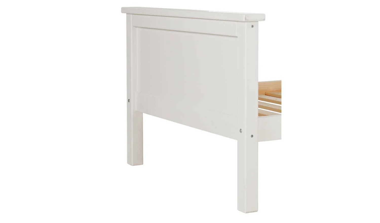 Brooklyn Single Bed White Sturdy and Modern Bedroom Furniture for Kids - Image 5
