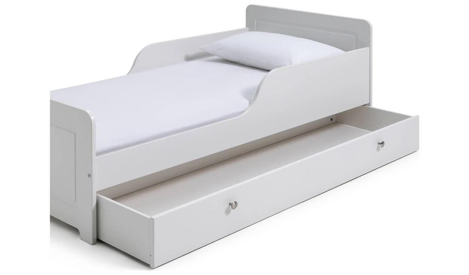 Brooklyn Toddler Bed With Drawer - White - Image 7
