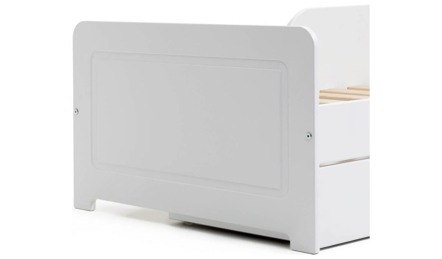 Brooklyn Toddler Bed With Drawer - White - Image 9