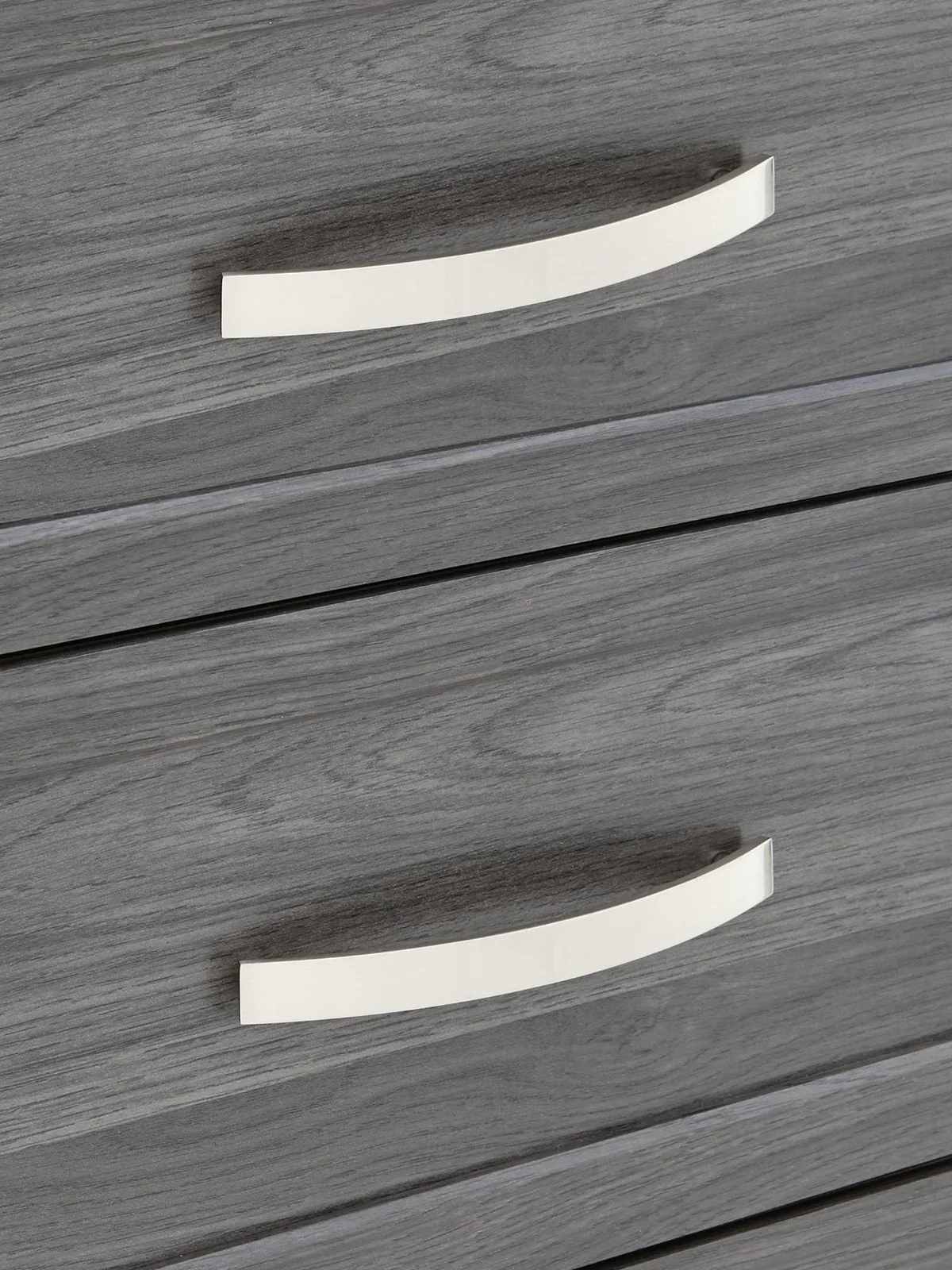 Camberley 4 Door, 3 Drawer Mirrored Wardrobe Dark Oak Modern Storage Bedroom - Image 5