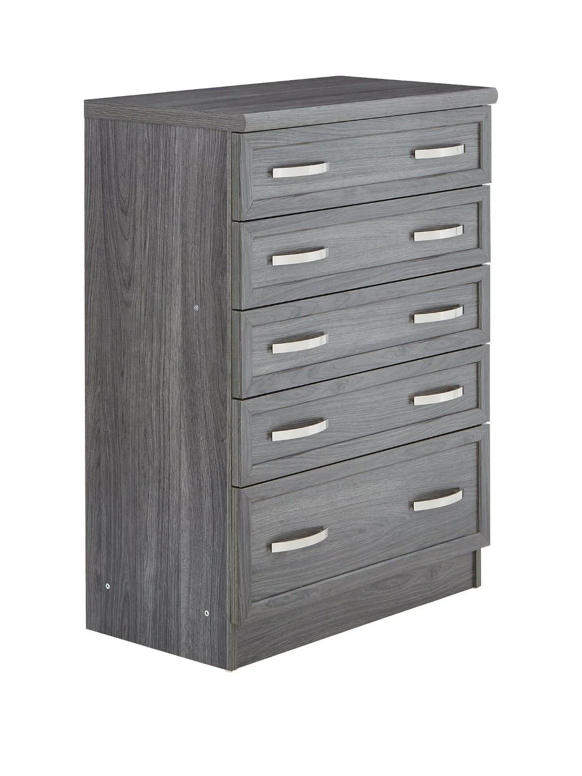 Camberley 5 Drawer Graduated Chest | Dark Oak Effect | Deep Bottom | Bedroom - Image 2