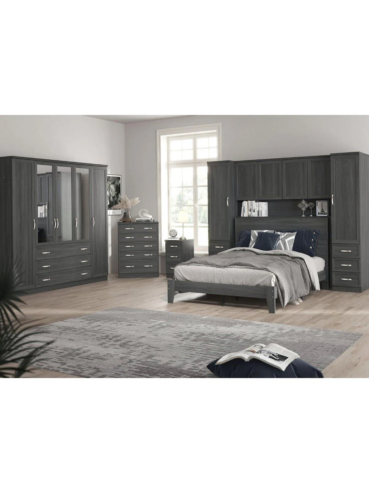 Camberley 5 Drawer Graduated Chest | Dark Oak Effect | Deep Bottom | Bedroom - Image 6