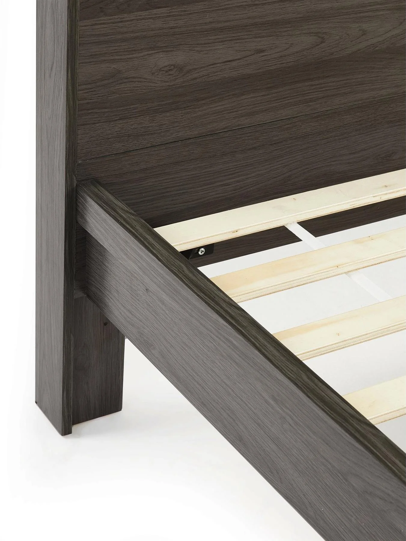 Camberley Bed Frame King Dark Oak Modern Bedroom Furniture - Image 5