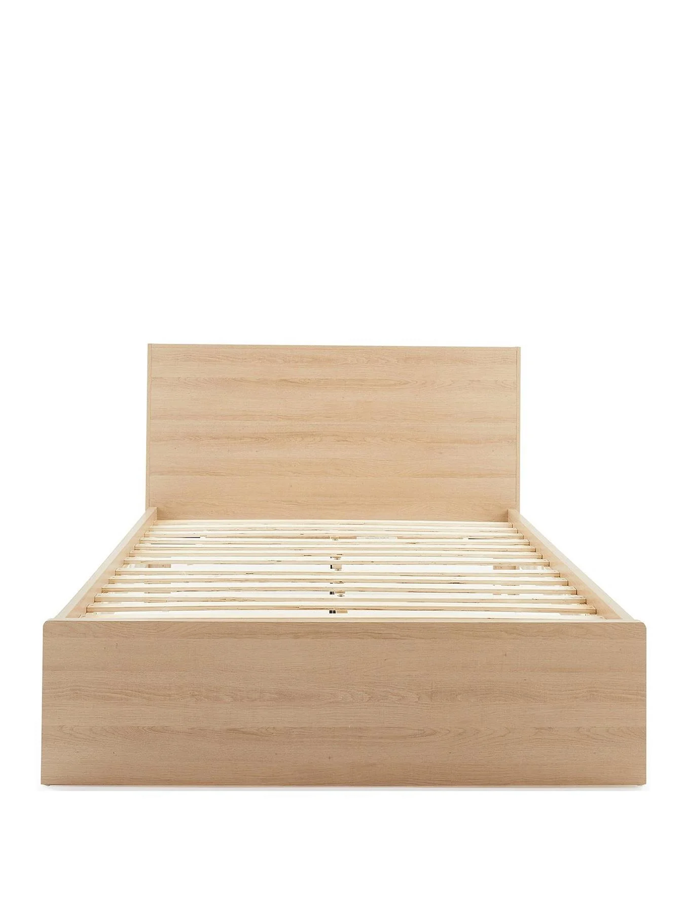 Camberley Bed Frame King Size Light Oak Scandinavian Design UK - Image 2