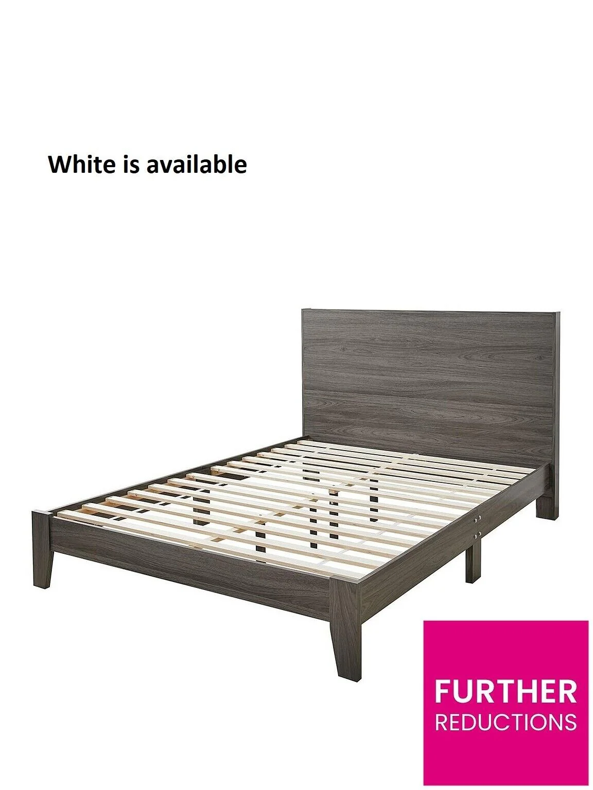 Camberley Double Bed - White Sleek Durable Bedroom Furniture for Any Home - Image 2