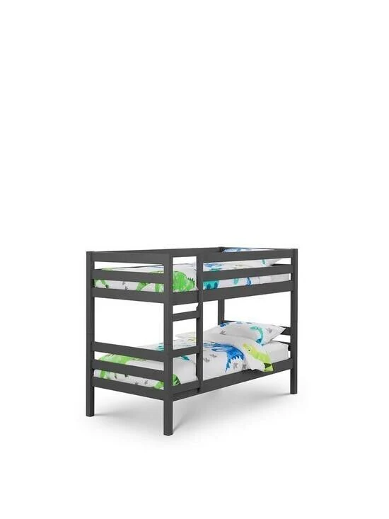 Camden Bunk Bed Anthracite Sturdy and Space-Saving Bedroom Furniture Solution - Image 2