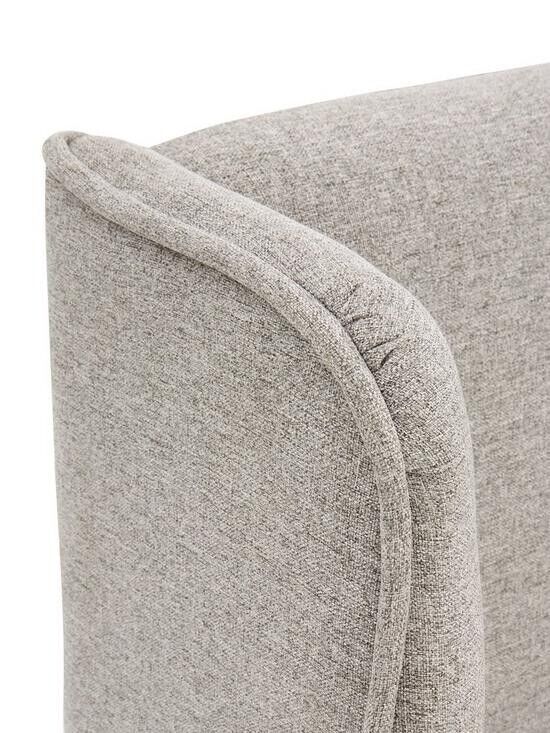 Camden Fabric Ottoman Double Bed Frame Grey Stylish and Spacious Storage Bed - Image 4