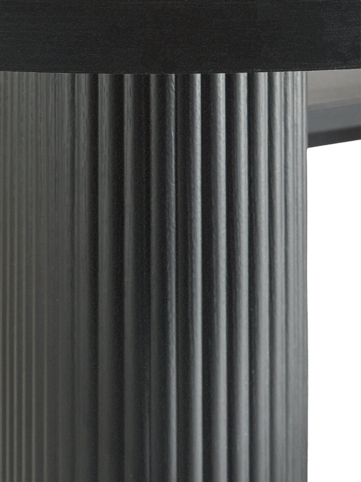 Carina Dining Table & Bench Set Black | Oval 200cm | MDF & Metal - Image 5