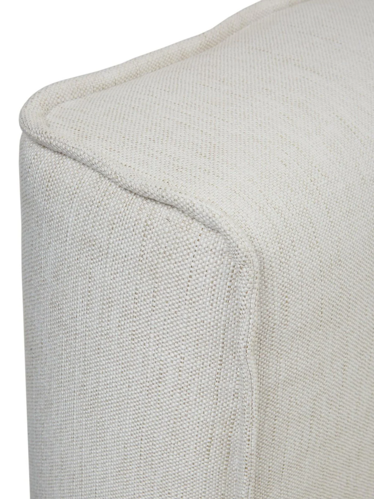 Carla Fabric Double Bed Frame - Natural | Padded Headboard | Sprung Slats - Image 6