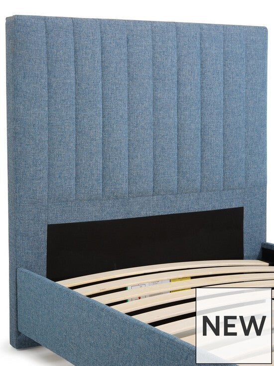 Casey Single Bed Blue Durable Stylish Bed Frame Design for Any Room in Home - Image 4