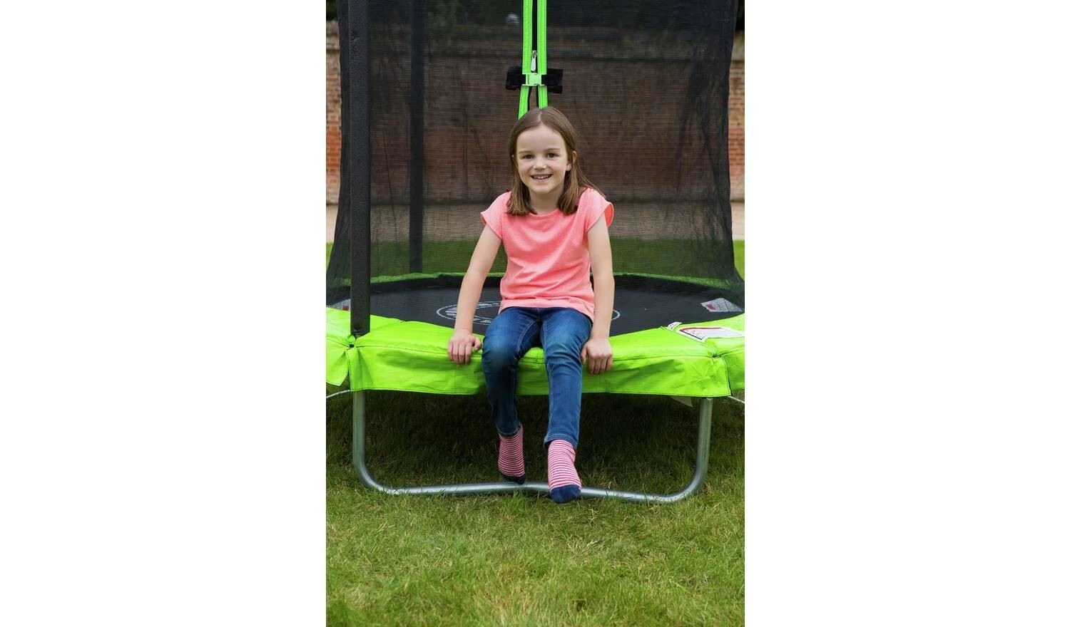 Chad Valley 6ft Outdoor Kids Trampoline with Enclosure Garden Play Fun - Image 5