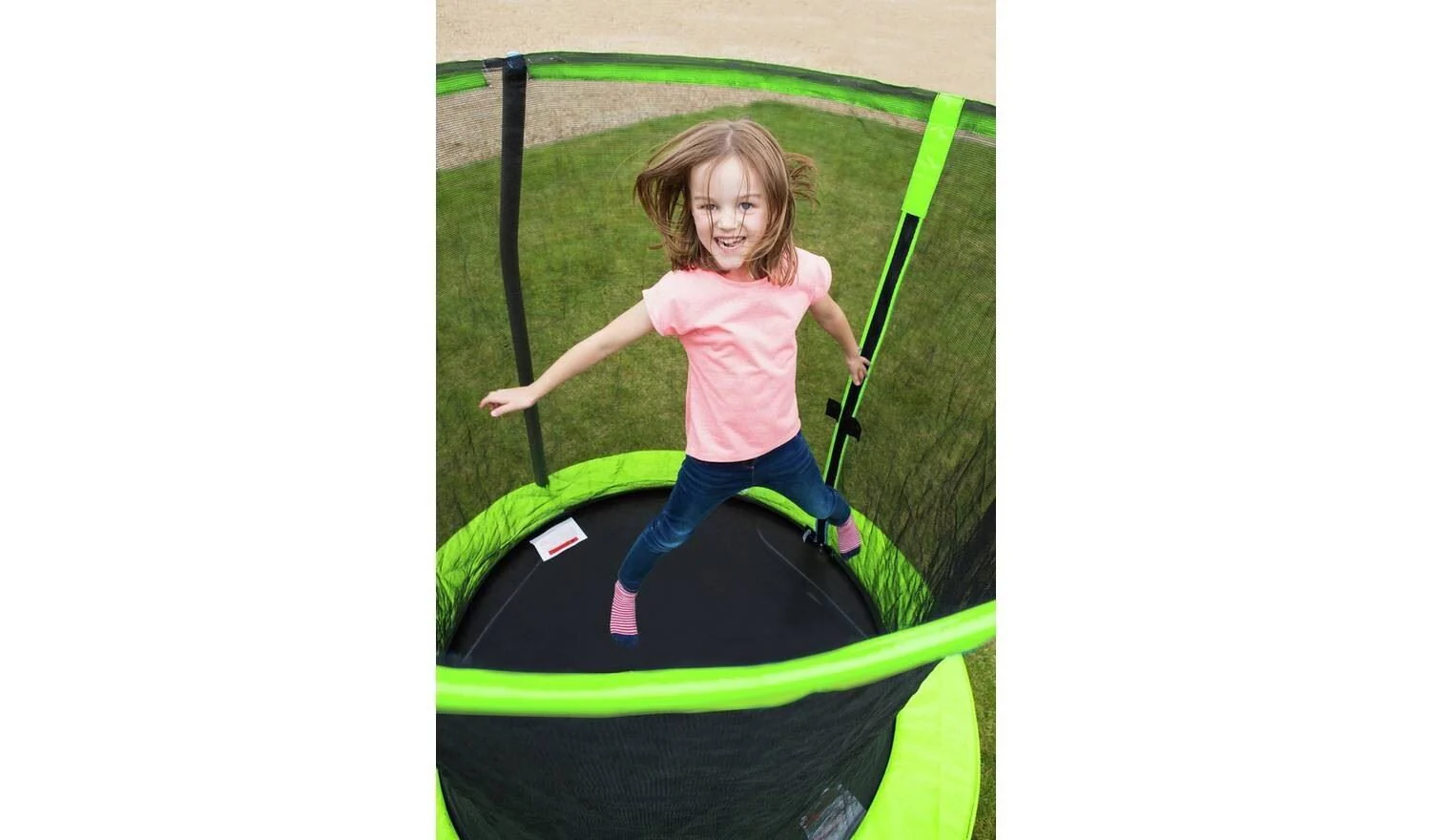 Chad Valley 6ft Outdoor Kids Trampoline with Enclosure Garden Play Fun - Image 7