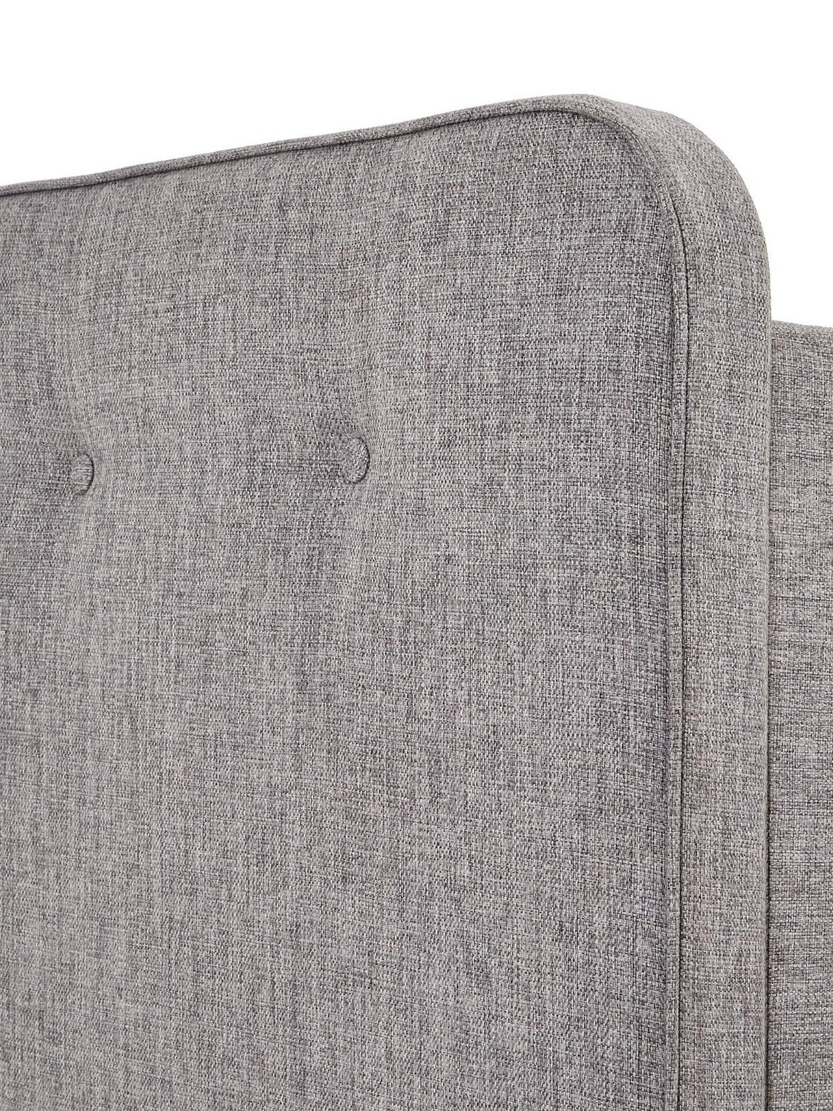 Charlie Fabric Bunk Bed Grey | Upholstered | 70kg Load | Metal Ladder - Image 5