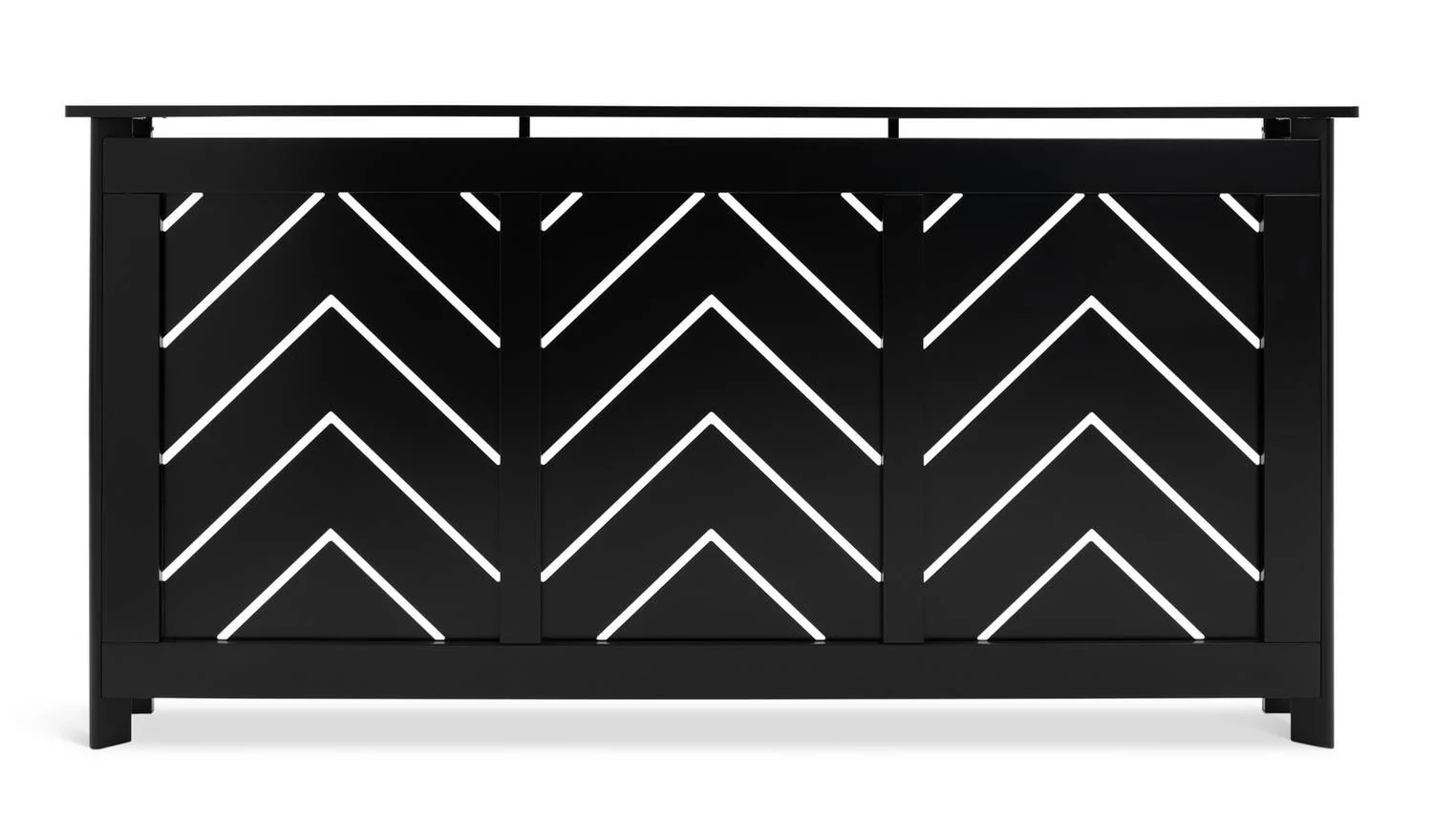 Chevron Large Radiator Cover - Black - Image 3