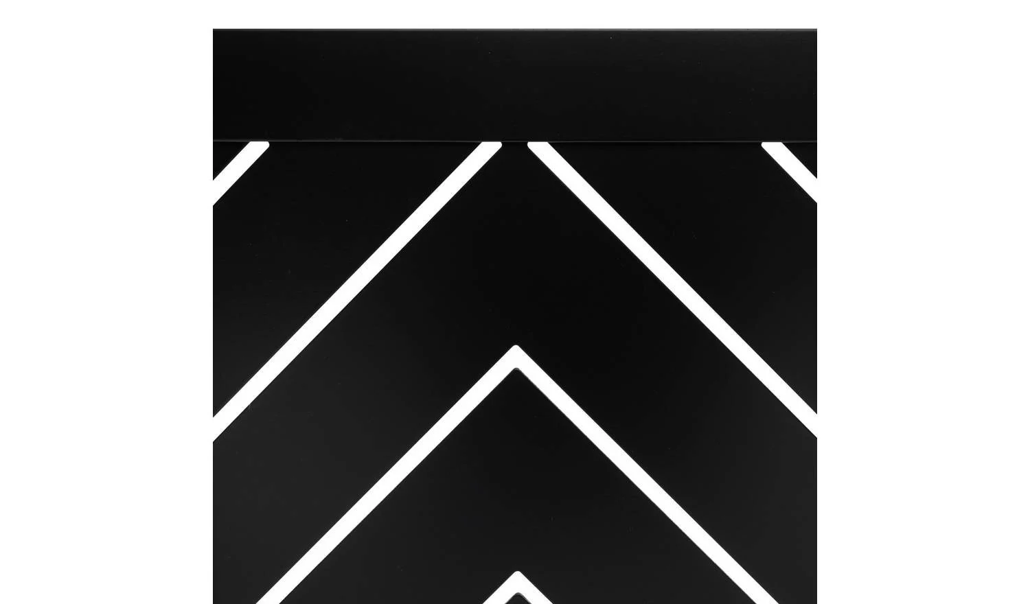 Chevron Large Radiator Cover - Black - Image 4