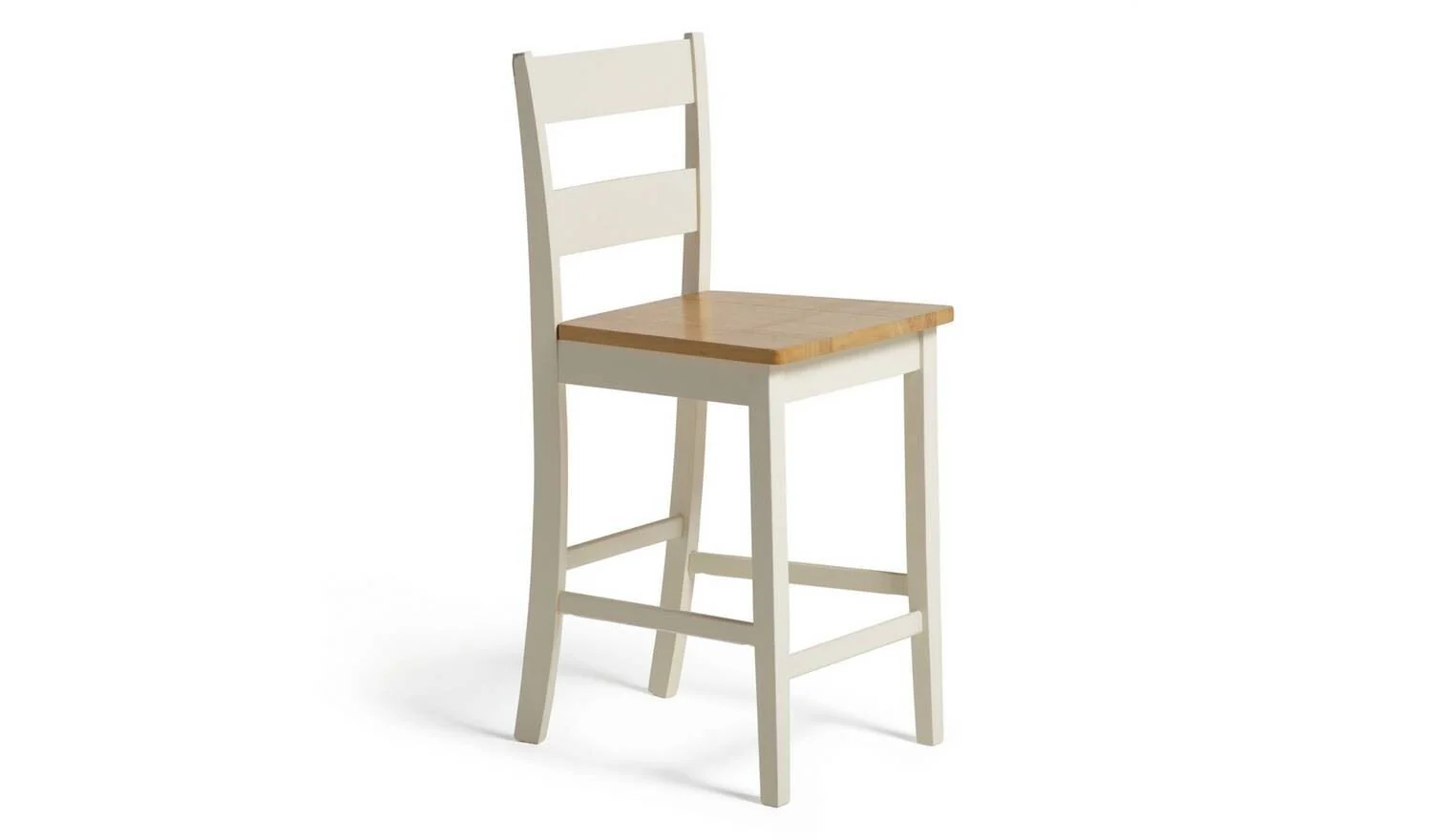 Chicago Oak White Bar Table & 2 Oak White Chairs - Image 4
