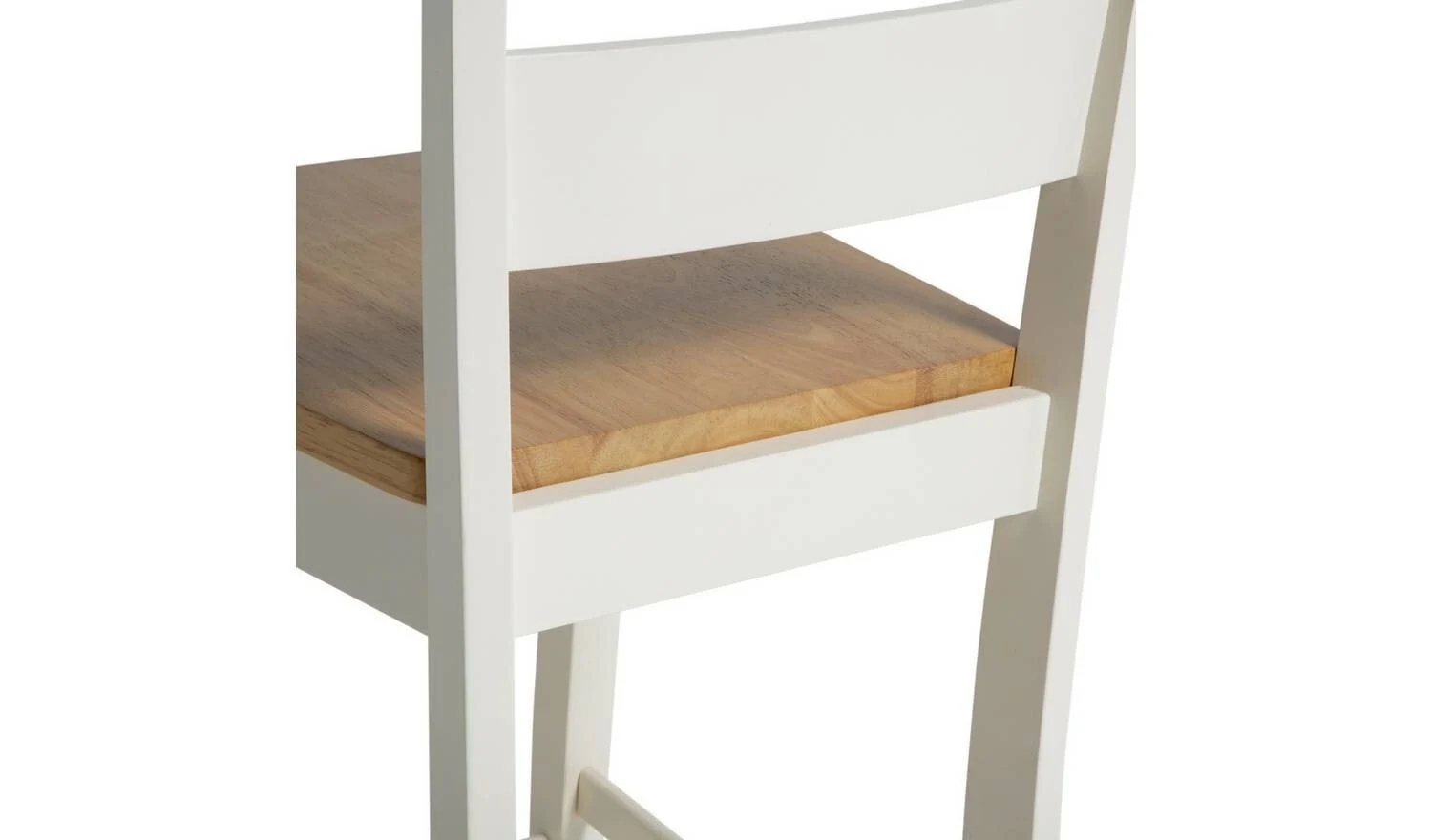 Chicago Oak White Bar Table & 2 Oak White Chairs - Image 8