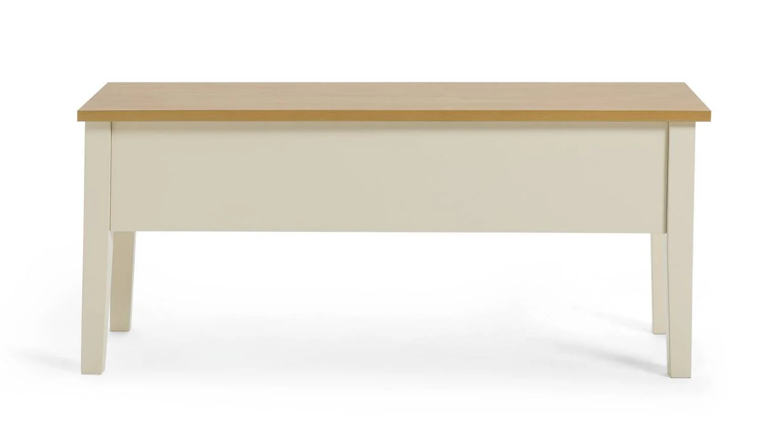 Chicago Solid Wood Storage Bench Off White Hallway Entryway Furniture - Image 5