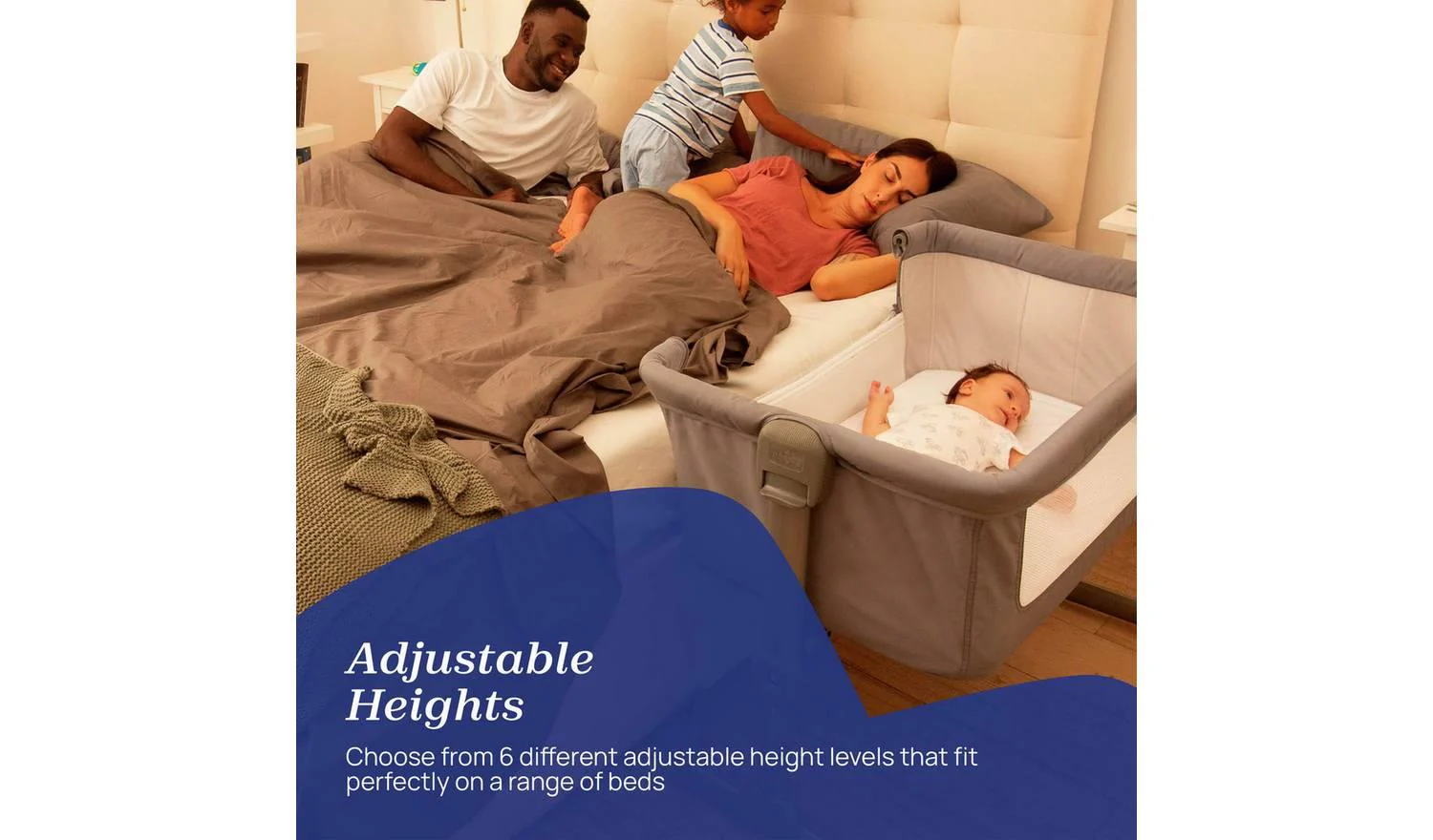 Chicco Next2Me Essential Bedside Crib Dune Traditional Style - Image 3