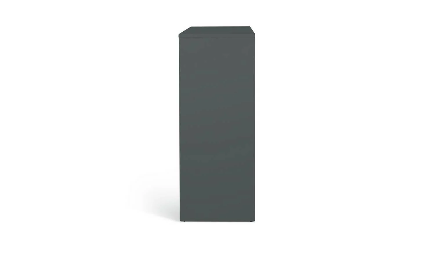 Chloe 2 Door Shoe Storage Cabinet - Grey - Image 5