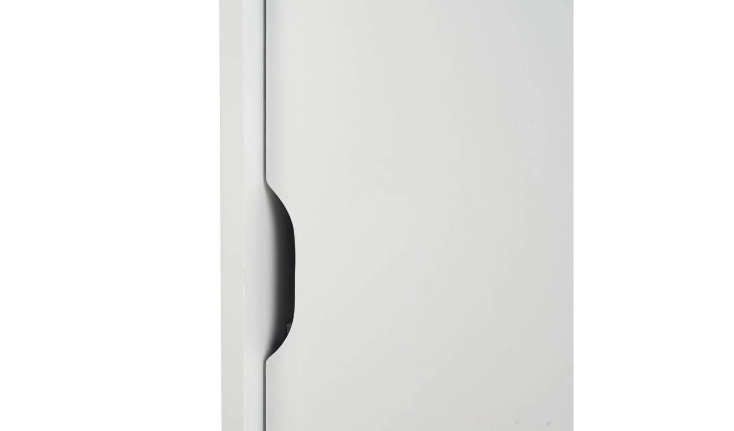 Chloe 2 Door Shoe Storage Cabinet White Hallway Entryway Furniture - Image 8