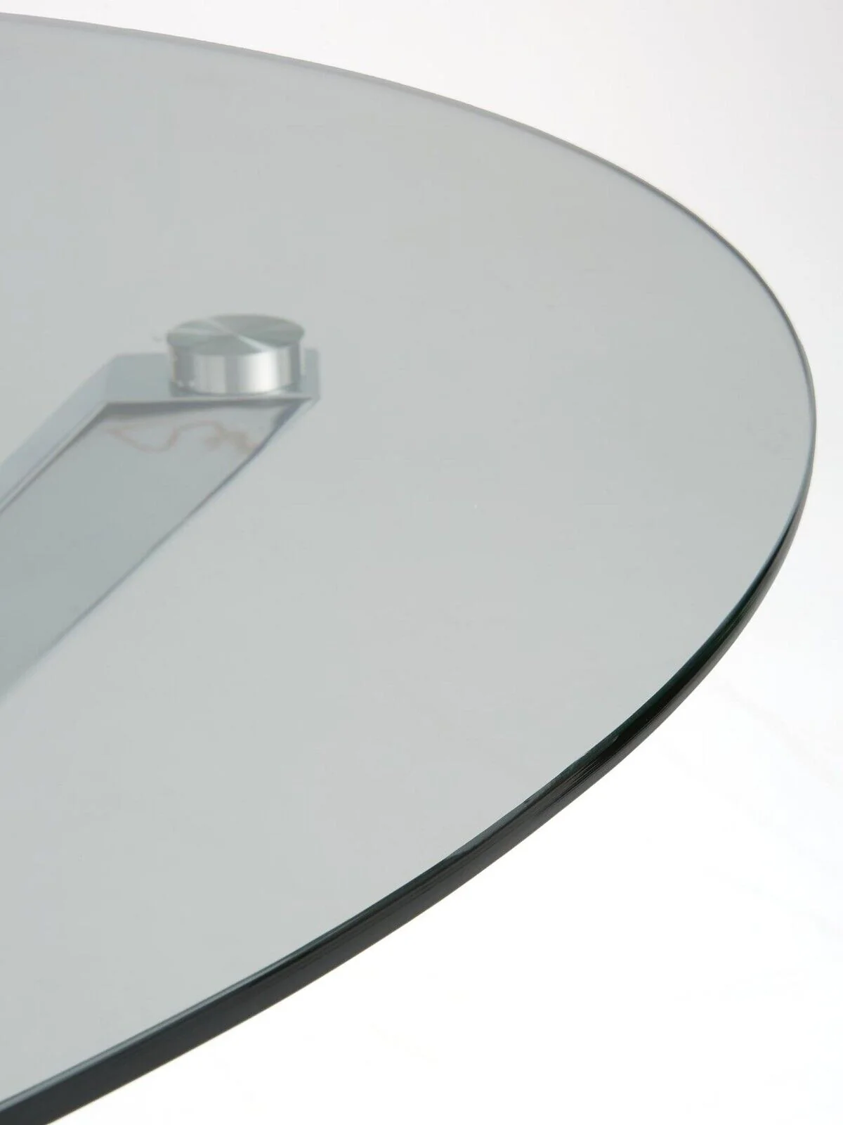 Chopstick 120 cm Round Dining Table Chrome Elegant & Stylish Furniture - Image 4