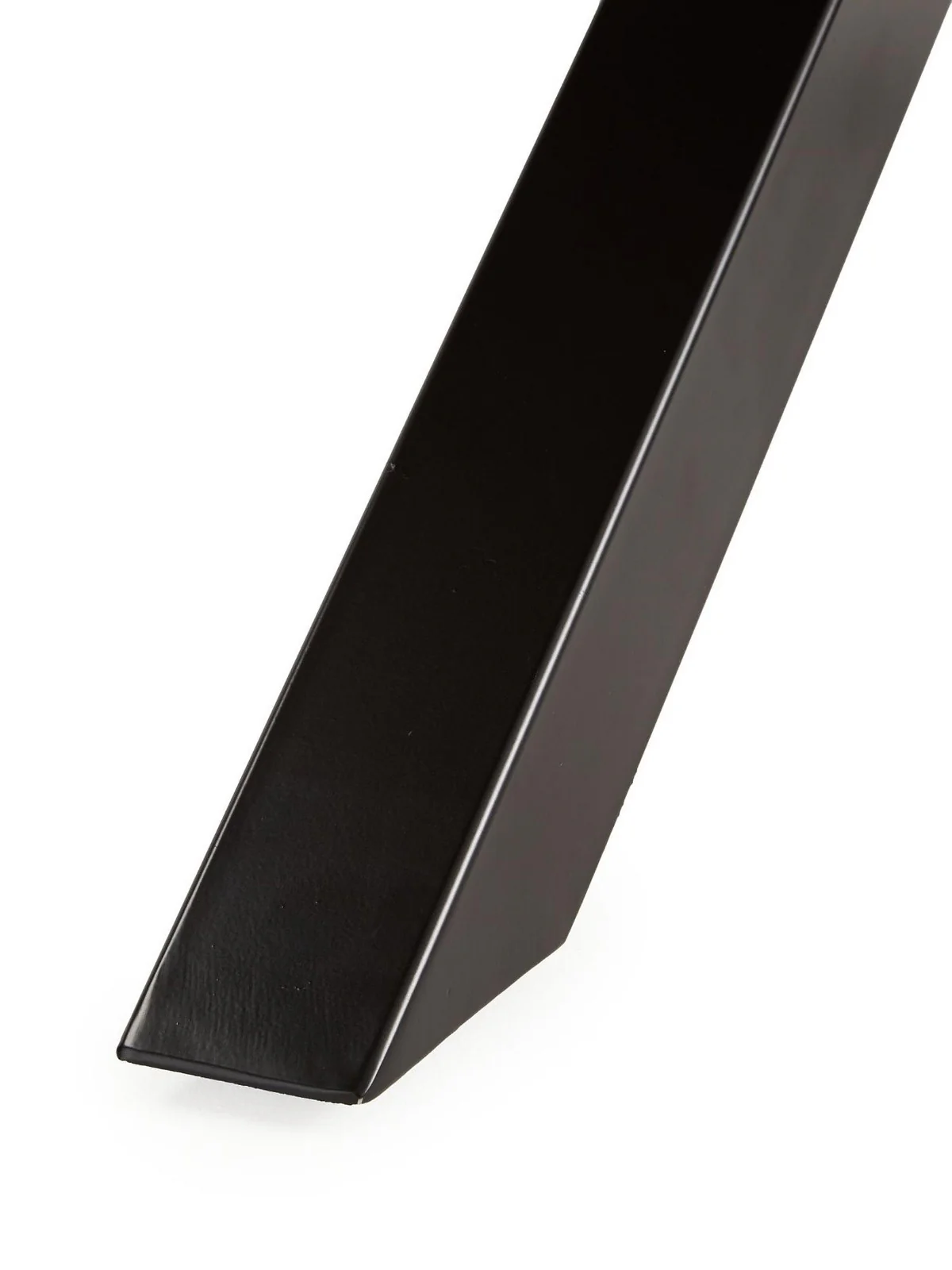 Chopstick 160x90cm Wood Top Dining Table Brown Black Metal Legs - Image 4
