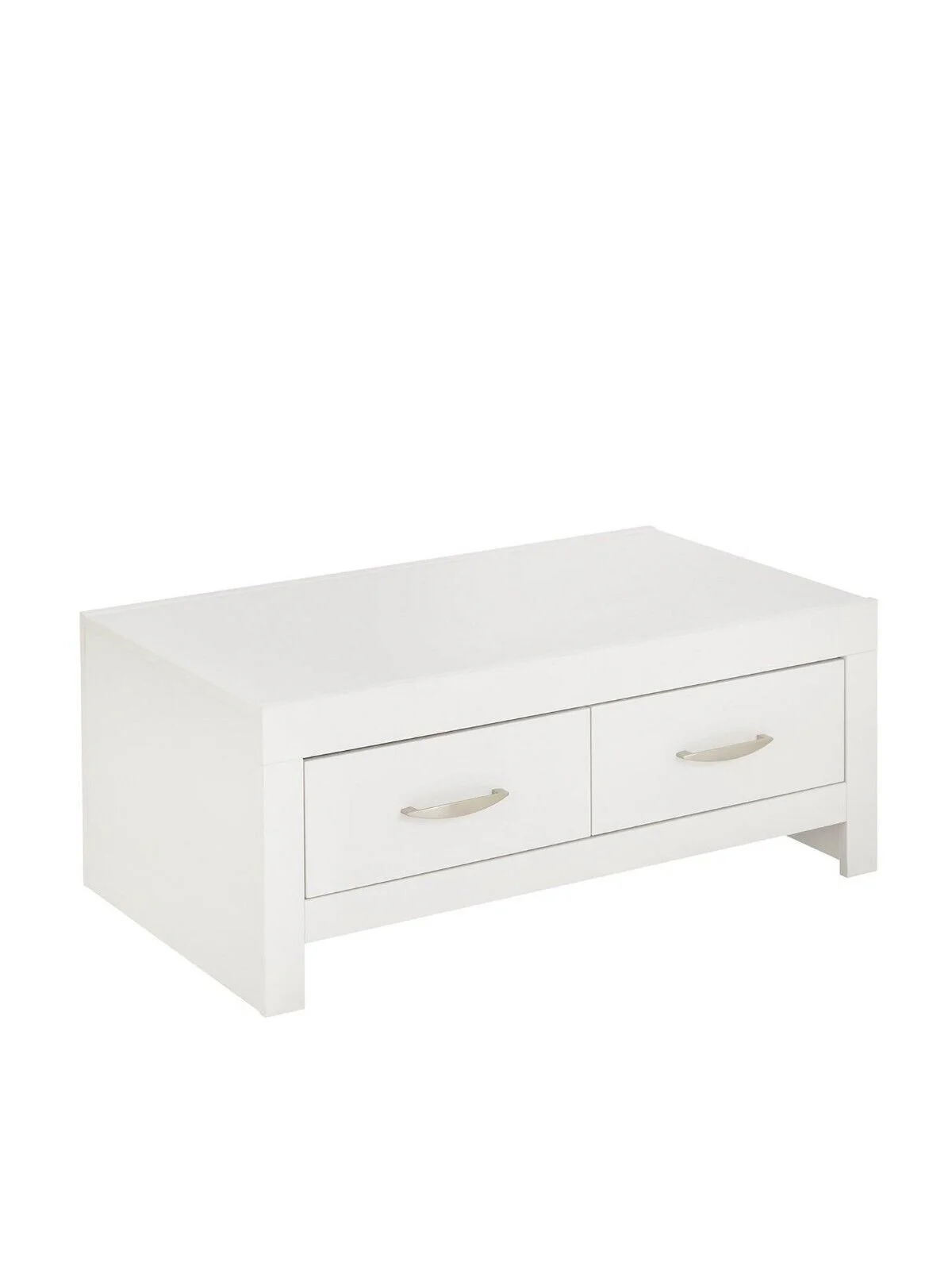 Clanford 3 Piece Package - TV Unit, Coffee Table and Lamp Table White - Image 4