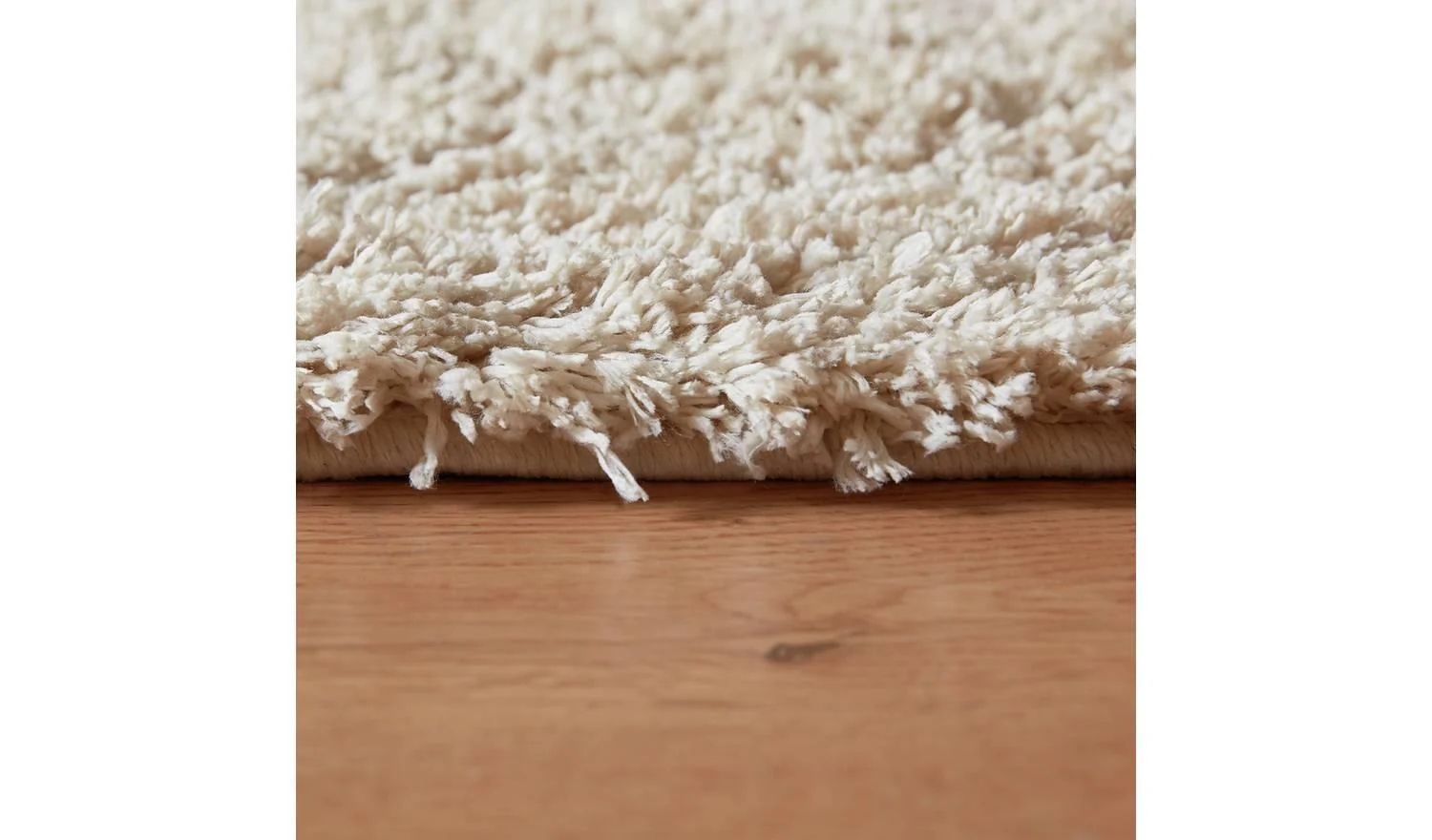 Cosy Ivory Cut Pile Rug 120x170cm Modern Home Decor Comfortable - Image 3