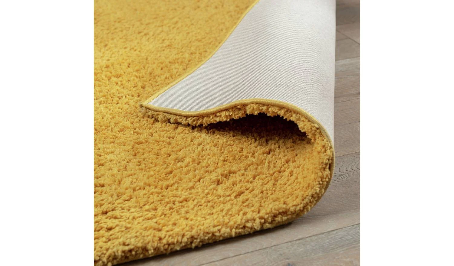 Cosy Mustard Shaggy Rug 200x290cm Large Living Room Bedroom Floor - Image 2