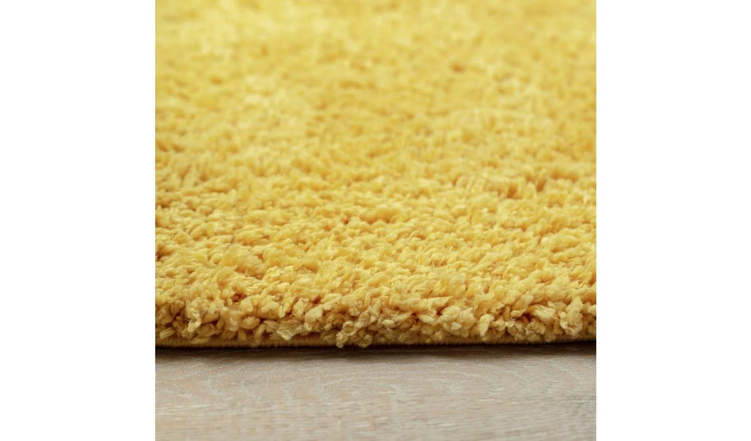 Cosy Mustard Shaggy Rug 200x290cm Large Living Room Bedroom Floor - Image 4