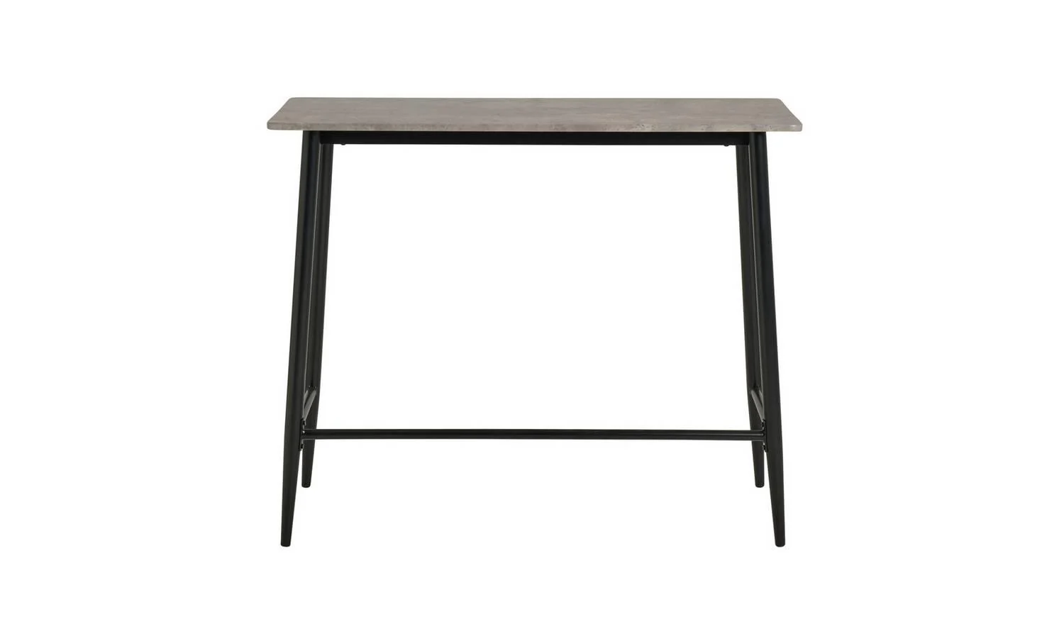 Crowe Grey Dining Table & 2 Grey Stools Kitchen Bar Set - Image 6
